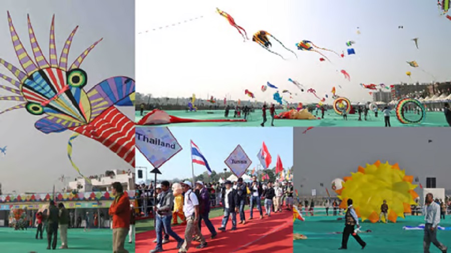 અમદાવાદમાં International Kite Festival-2025 નો શાનદાર પ્રારંભ કરાવતા  મુખ્યમંત્રી ભૂપેન્દ્ર પટેલ - SATYA DAY