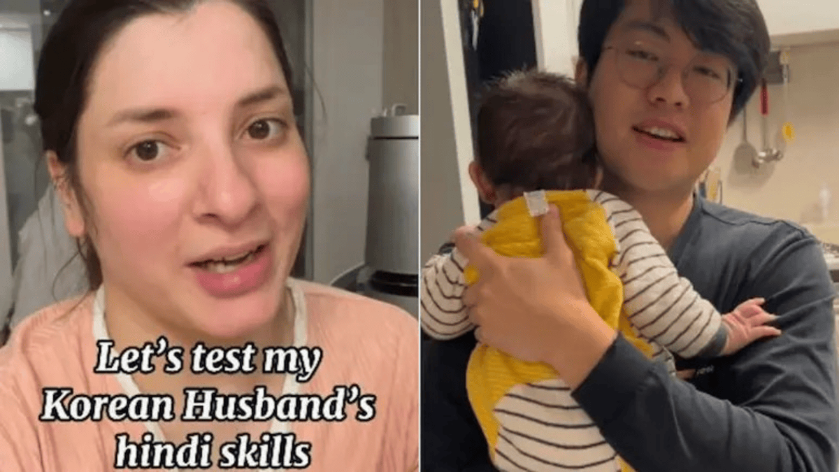 Korean Husband Hindi Speaking Test