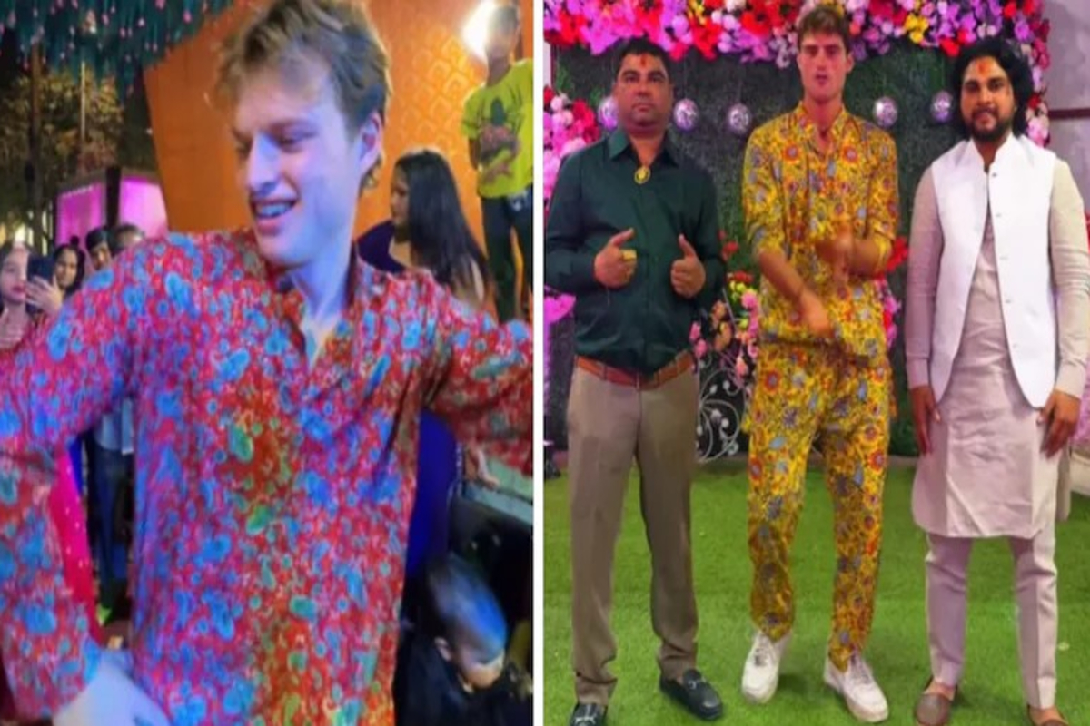 American Vlogger at Indian Wedding Video