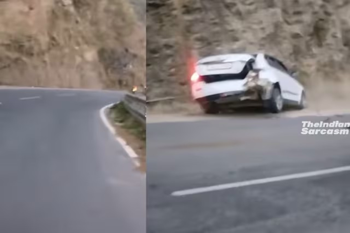 Man Films Accident Happens Video