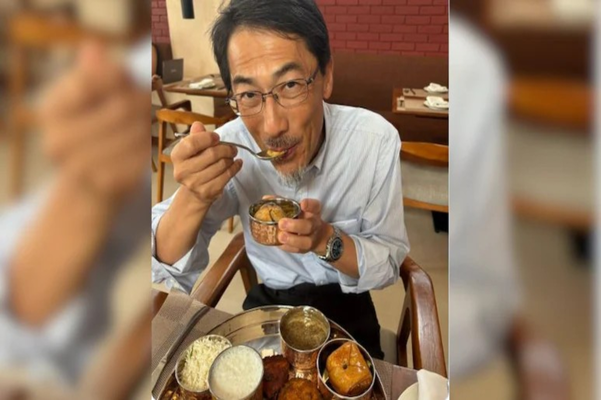 Japanese Ambassador Enjoys Litti-Chokha