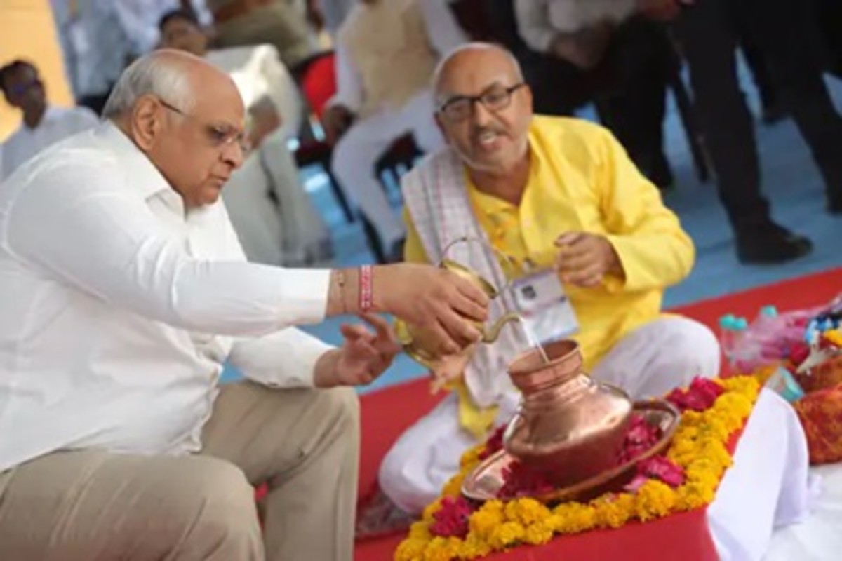 Bhupendra Patel Dharampur visit